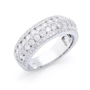 Certified Natural Diamond 14K Designer Gold Ring